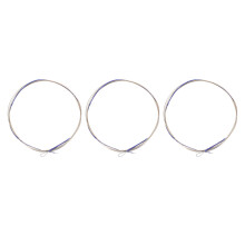 6Pièces Cordes De Pratique Luth Argentées Accessoires Pipa