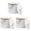 3Pièces Rangement Moderne Cure-Dents Cotons-Tiges Couvercle 1