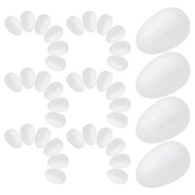 200Pièces Œufs En Mousse Colorés Pour Décoration DIY Famille Fêtes