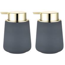 2Pièces Flacon À Lotion Gris, Écologique Et Compact Pour