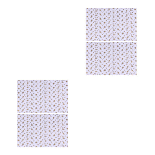 40Feuilles Papier D'emballage Floral Multiusage Durable Pour DIY