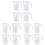 12Pièces Verres Doseurs Transparente PP Anse Pour Cuisine 1
