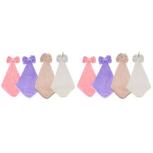 8Pièces Serviettes Maison Adorables En Boucle Coloré