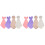 8Pièces Serviettes Maison Adorables En Boucle Coloré 1