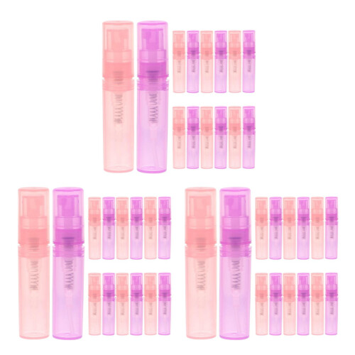 45Pièces Flacons Atomiseurs Rechargeables Spray Fin Assorties