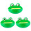 3Pièces Porte- Vert ABS Perçage Drain Pour Salle De Bain 1