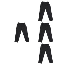4Pièces Pantalons Cuisine Respirants Polyester-Coton