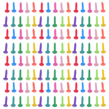 350Pièces Fixations Métalliques Multicolores Pour Bricolage Décor