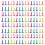 350Pièces Fixations Métalliques Multicolores Pour Bricolage Décor 1