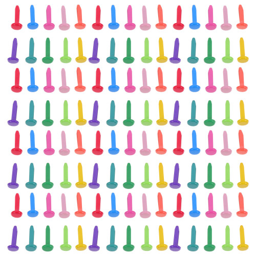 350Pièces Fixations Métalliques Multicolores Pour Bricolage Décor