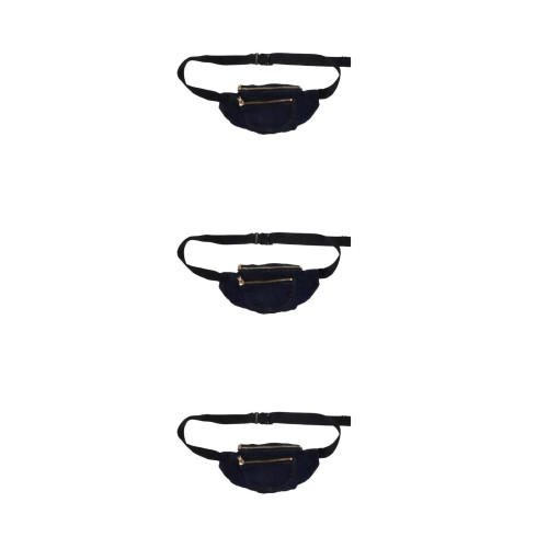 3Pièces Sac Denim Femme Double Réglable