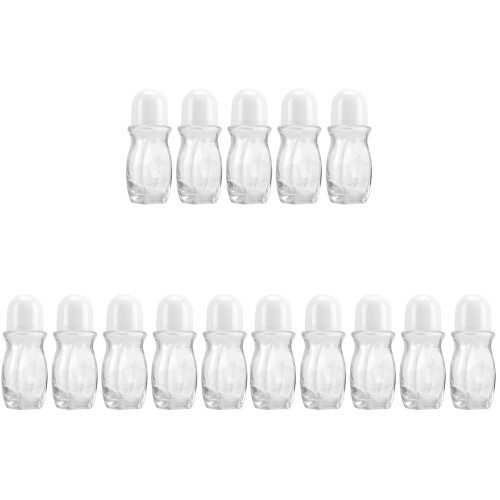 15Pièces Flacons Roll-on En Verre , Rechargeables, Portables