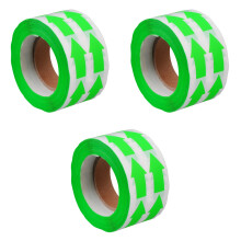 3Rouleaux Stickers Créatifs Fluo Vert Pour Décoration Et Bricolage