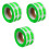 3Rouleaux Stickers Créatifs Fluo Vert Pour Décoration Et Bricolage 1