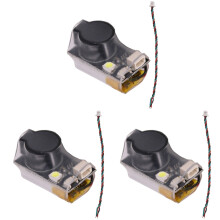 3Pièces Drone Noir Compact Pour Recherche Et Accessoires