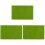 3Pièces Tapis Pelouse Verte DIY Pour Décor Mini Paysage 1