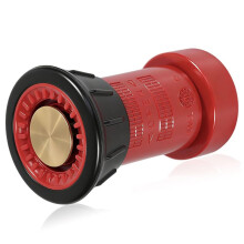 1-1/2" NST/NH Fire Hose Nozzle Spray Polycarbonate Jet Fog Industrial Fireman 1.5" Nozzle 75 Gpm Fire Equipment FHSN02