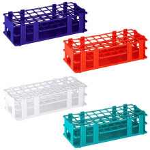 4 Peças de Suporte para Tubos de Ensaio de Plástico, Suporte para Tubos de Ensaio, Suporte para Tubos Destacável para Tubos de Ensaio de 16 Mm, 40