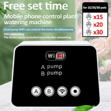 Controlador de Irrigação de Jardim Inteligente WiFi 15 Vasos Sistema de Irrigação Por Gotejamento Automático Controle Remoto de Aplicativo de