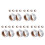 30Rouleaux Stickers Ronds Autoadhésifs Multi-Surfaces PP 2