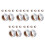 30Rouleaux Stickers Ronds Autoadhésifs Multi-Surfaces PP 7