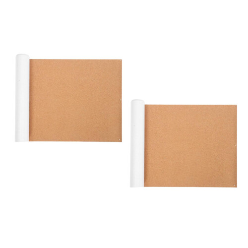 2Rouleaux Tableau Liège Adhésif Épais Multi-Couleurs Pour Bricolage 2
