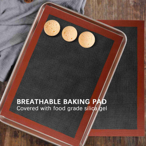 Biscuit/Bread/Kitchen Baking Appliance Accessories Perforated Silicone Baking Mat Non-Stick Oven Mat Lining Tool, 2PCS 1