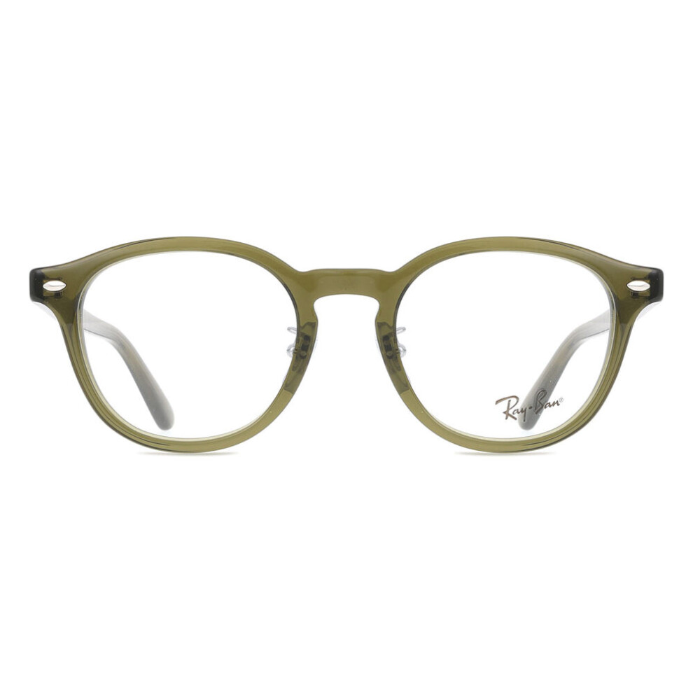 Ray - Ban Unisex Brown Rx5443d 8501 Optical Frames Acetate Transparent Squared Normal - Image 3