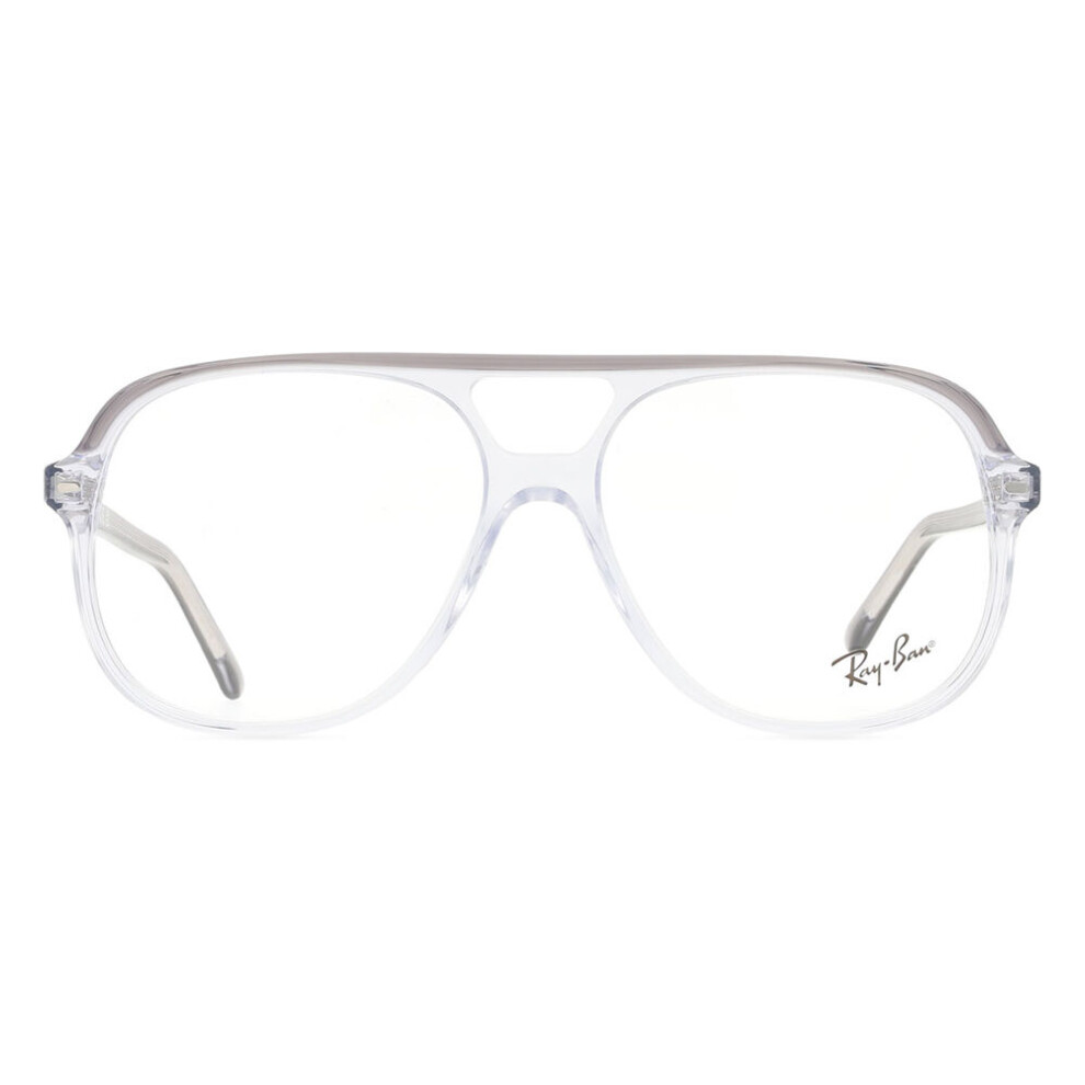 Ray - Ban Unisex Grey Rx5698 8111 Optical Frames Acetate Transparent Squared Normal - Image 3