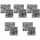 40Feuilles Stickers Alphabet Auto-Adhésifs PVC Noir 2