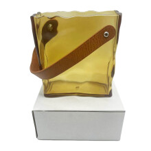 Creative Purse Vase with Retro Handle
