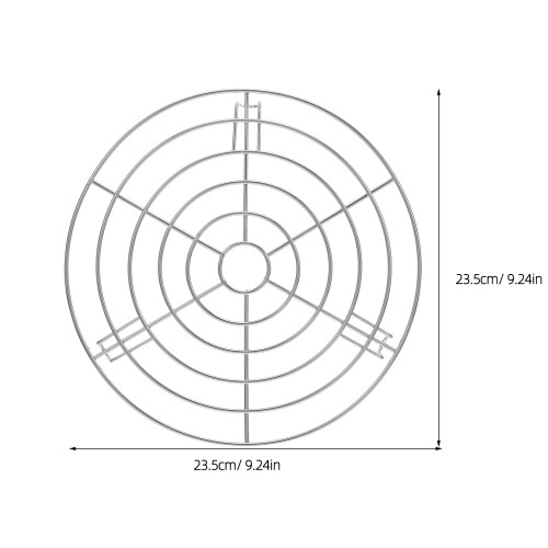 3Pièces Support Anti-Brûlure Acier Inoxydable Cuisine Argent 1