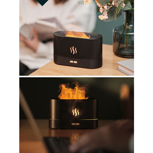Black Flame Aroma Diffuser LED Light