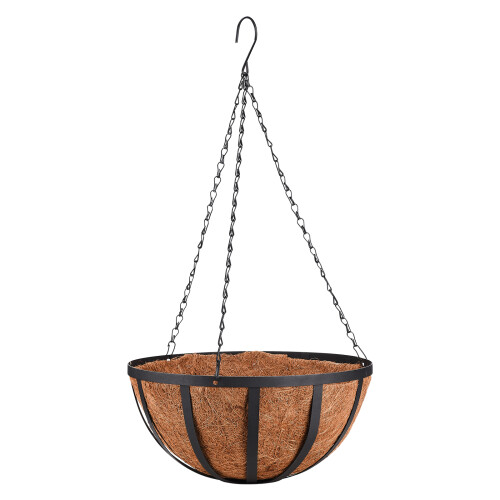 Hanging Planter Basket with Coir Liner 35cm
