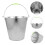 1Seau D'eau En Métal Robuste Pour Usage 8