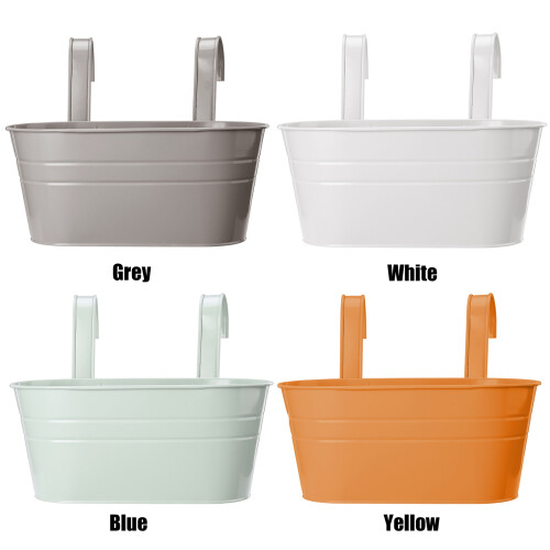 Pk2 Iron Hanging Pots, Balcony Decor 1