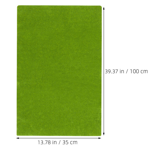 3Pièces Tapis Pelouse Verte DIY Pour Décor Mini Paysage 1