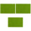 3Pièces Tapis Pelouse Verte DIY Pour Décor Mini Paysage 3