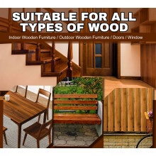 Water Based Wood Stain Golden Oak 8.5oz/250ml, Matte Fast Drying Stain, Low Odor