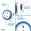 Status STATUS Timer Switch Square  24 Hour Segment Timer Light Switch  White 3