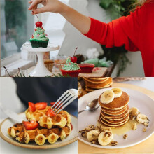 Distributeur de Pâte à CrêPes, Distributeur D'Entonnoir en Acier Inoxydable Multi-Calibre avec Support, Outils de Fabrication de Cupcakes
