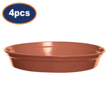 4Pcs Pot Saucer Tray for 28cm Flower Planter Drip Tray Garden Patio Terracotta