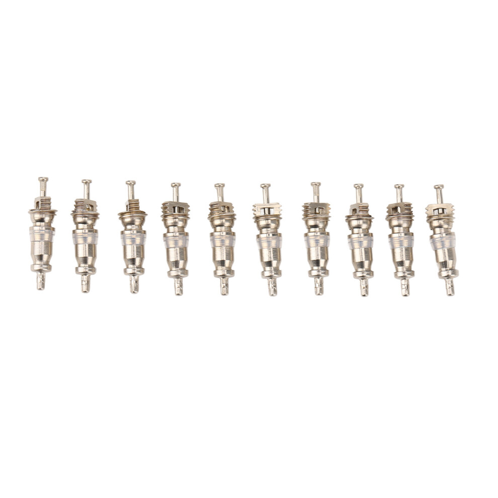 100Pcs Ac Valve Cores Aluminium Copper Mix 7293282761223