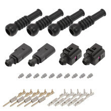 Male Female Connector Sensor Plug Adapter Plug Clip Kit 1J0973702 1J0973802 6N0906102 for
