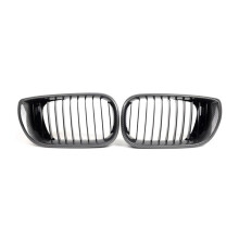 Front Kidney Grille for  3 Series E46 320i 325i 325xi 4Door 2002-2005 Carbon Fiber Replace 51137030545 51137030546