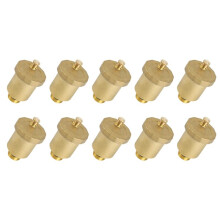 10X Brass Automatic Air Vent Valve 1/2inch Male Thread for Solar Water Heater Pressure Relief Valve Tools Air Vent Valve