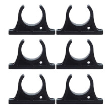 6PCS Plastic Kayak Paddle Holder Clip Rowing Oar for Canoes Rowing Boats Inflatable Boat Kayak Accessories