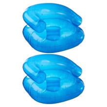 Aufblasbarer Stuhl für Kinder, 2 Stück Wasserdichte PVC-Luftstühle, Sofa mit Belüftungsöffnungen, Tragbare Luftsofas für Den Täglichen Gebrauch