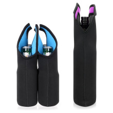 Insulated Neoprene Wine and Beer Carrier Set - Secure Carry Handle, Perfect for Travel