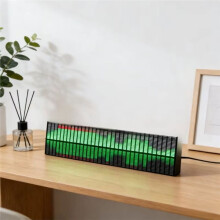 Green+Red LED Music Spectrum LED Pickup Lightvoice Controlled Audio Level Indicator VU Meter Atmosphere Lamp